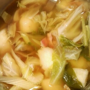 セロリと春野菜のスープ